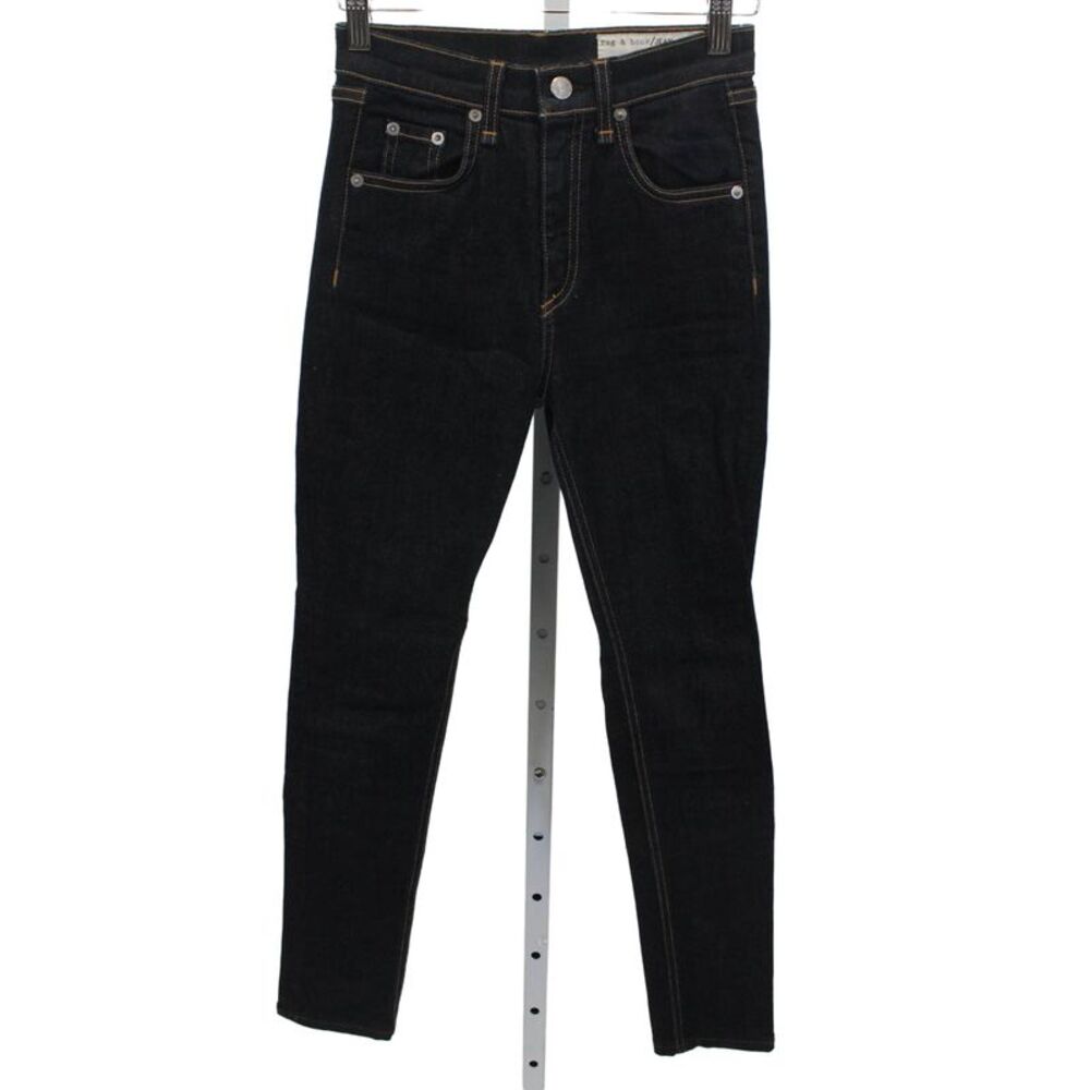Rag & Bone Jean Womens Skinny High Rise Blue Cotton Jeans Size 24
